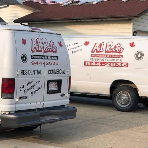 Plumbers Edmonton Work Van